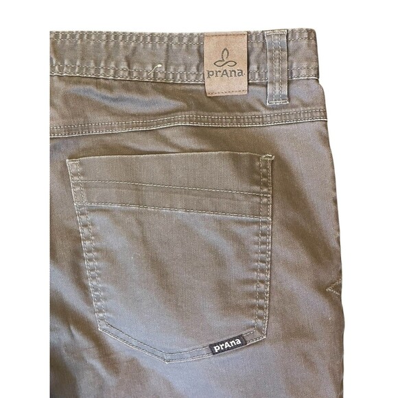 Prana Men's Size 38x30 Brown Slim Fit Straight Leg Organic Cotton Bridger Jeans - Picture 7 of 15